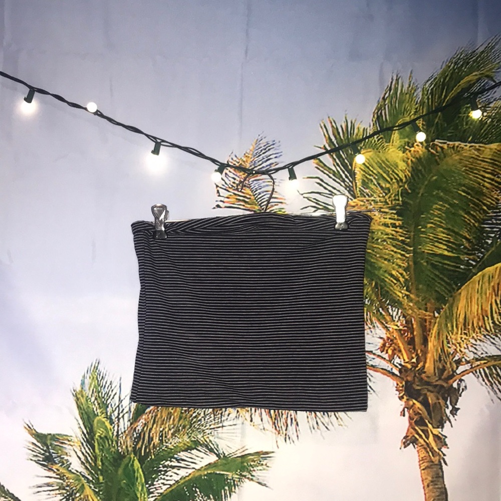 striped brandy tube top